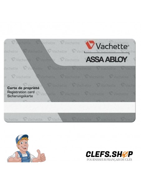 Carte de propriété Vachette