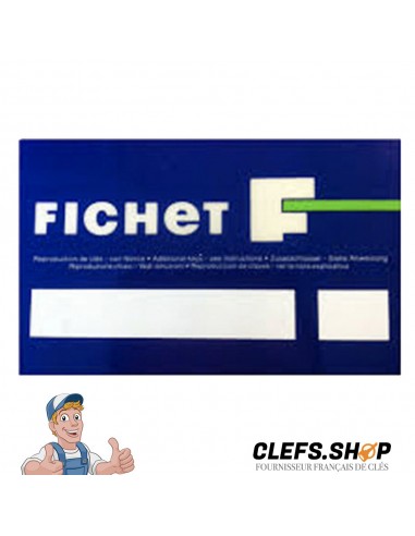 Carte de propriété Fichet