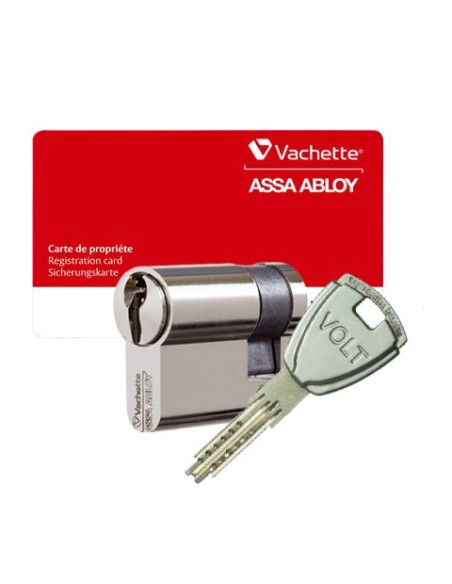 Demi cylindre nickelé Vachette Volt