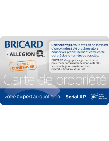 Demi cylindre BRICARD Serial S