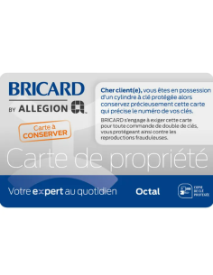 Cylindre BRICARD Octal à... 2