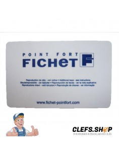 Carte de propriété Fichet...