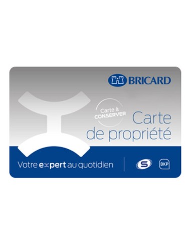 Carte de propriété BRICARD