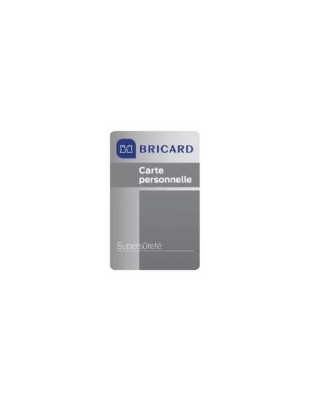 Cylindre rond Bricard Supersûreté à bouton