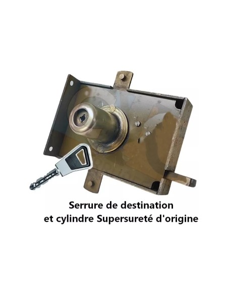 Jeu de cylindres ronds CYC 44 adaptable Bricard Supersûreté