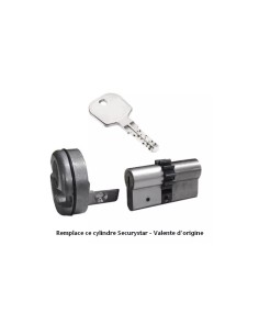 Cylindre CYC 10 dents adaptable serrure Valente-Securystar 2