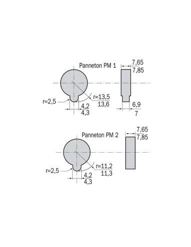 Cylindre Héraclès 5G à panneton court
