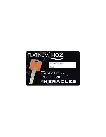 Cylindre Héraclès HQ2 Platinum à bouton