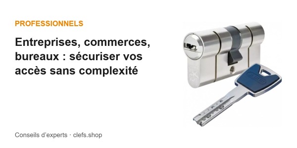 Entreprises, commerces, bureaux : sécuriser vos accès sans complexité